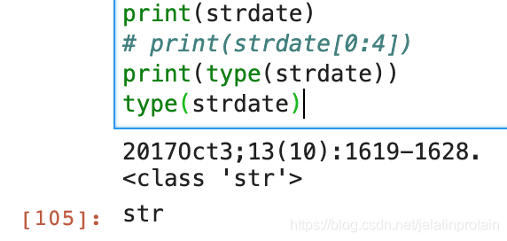 Python: type()返回str,print(type())返回<class ‘str‘>,注意位置不对可能无输出_python ...