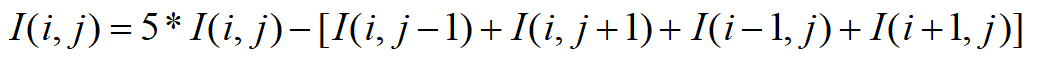 Contrast adjustment calculation formula