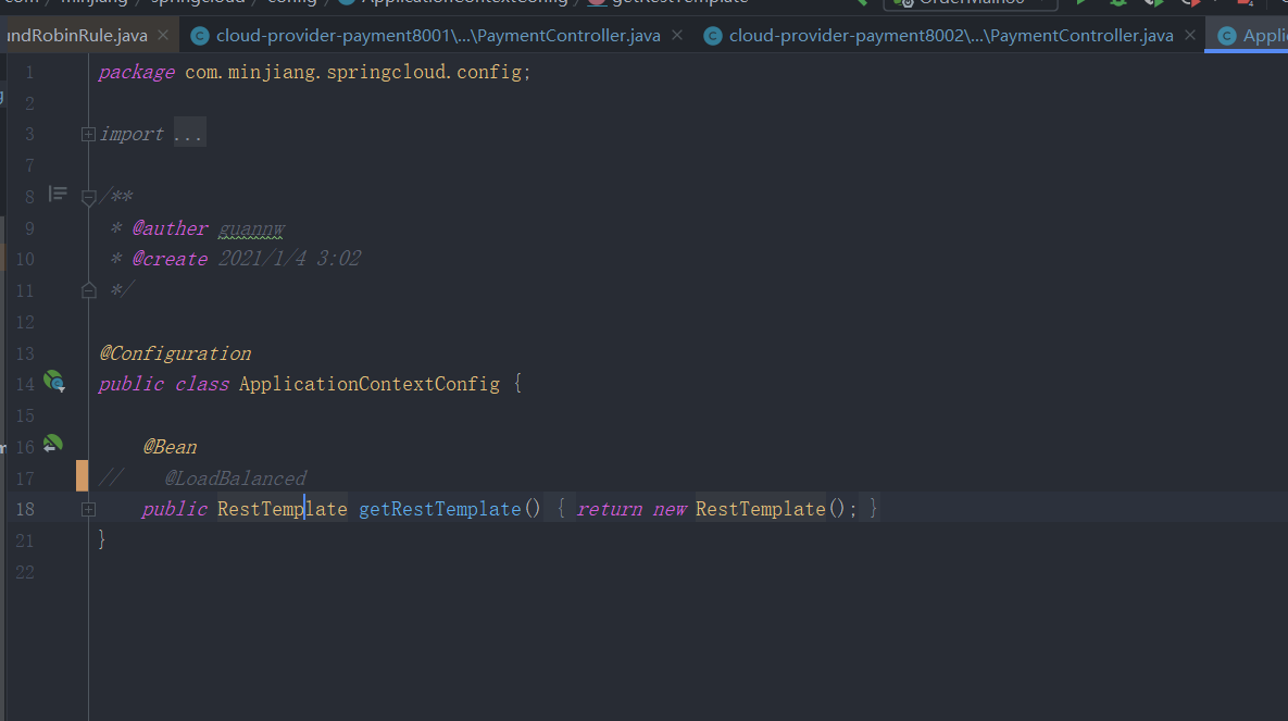 cloud学习 ribbon的了解和手写轮询算法