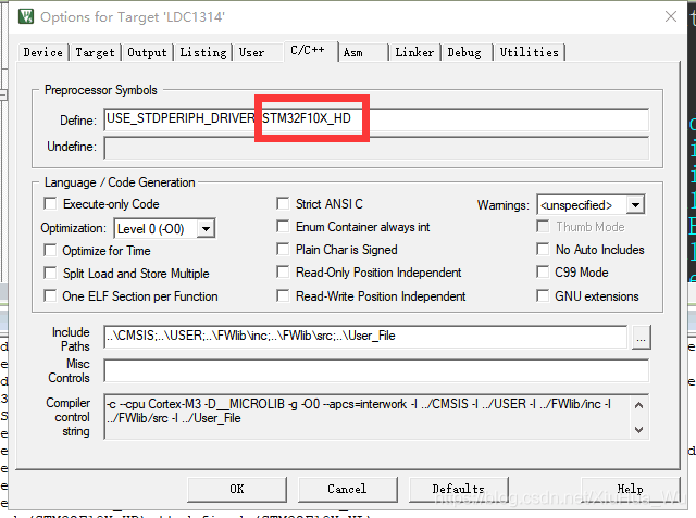 【STM32】修改芯片型号后报 Error 的解决方案