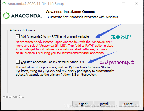 Instrucciones de instalación de Anaconda