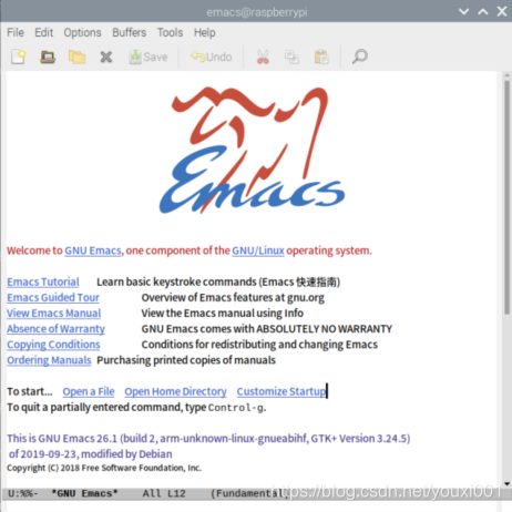 emacs启动