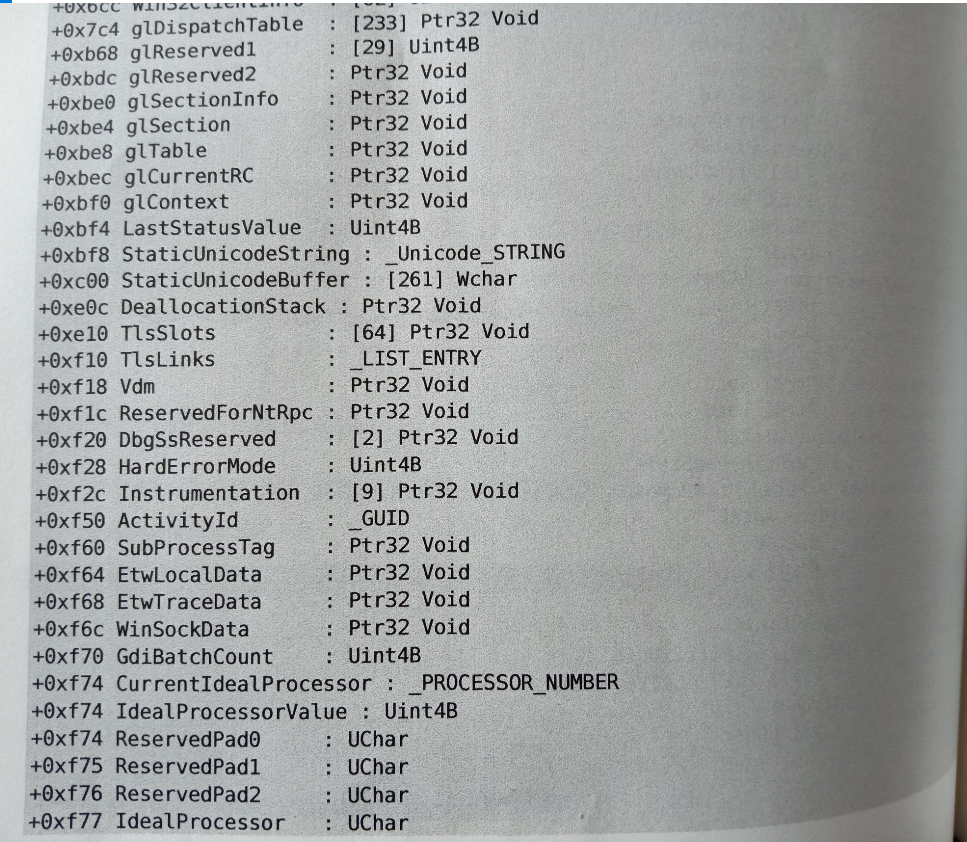Teb Form Thread Thread Environment Block(TEB)_teb结构-CSDN博客