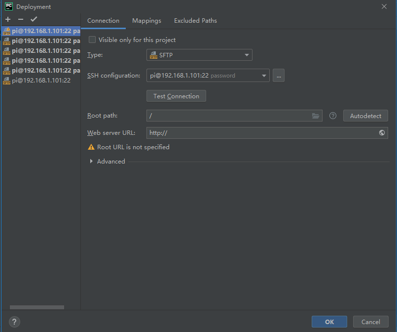Pycharm远程连接树莓派及常见问题解答_pycharm2023配置ssh连接树莓派CSDN博客