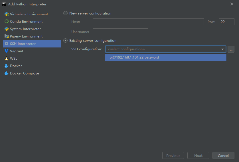Pycharm远程连接树莓派及常见问题解答_pycharm2023配置ssh连接树莓派CSDN博客