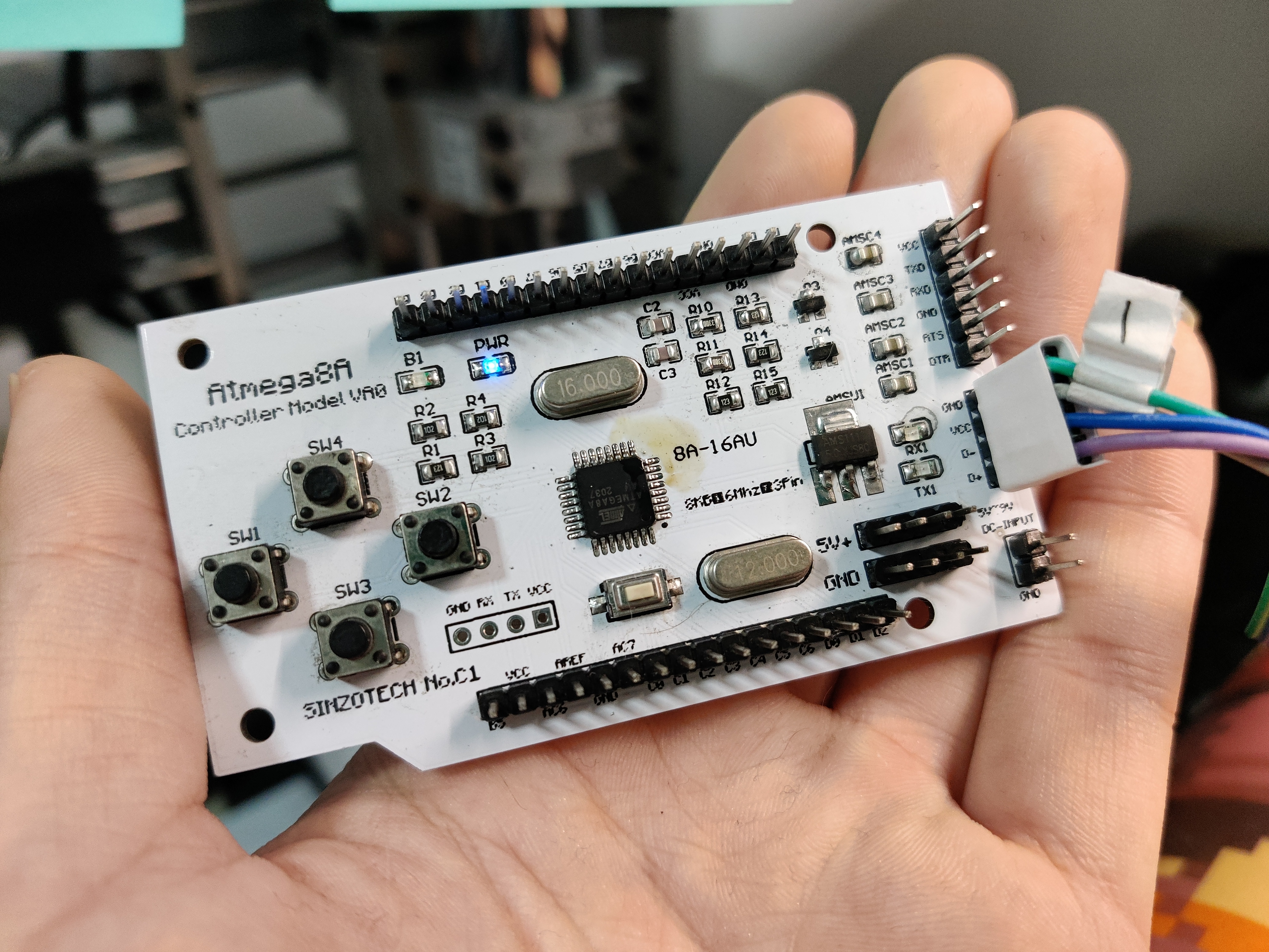 画个板子玩玩最便宜的arduinoatmega8a的使用