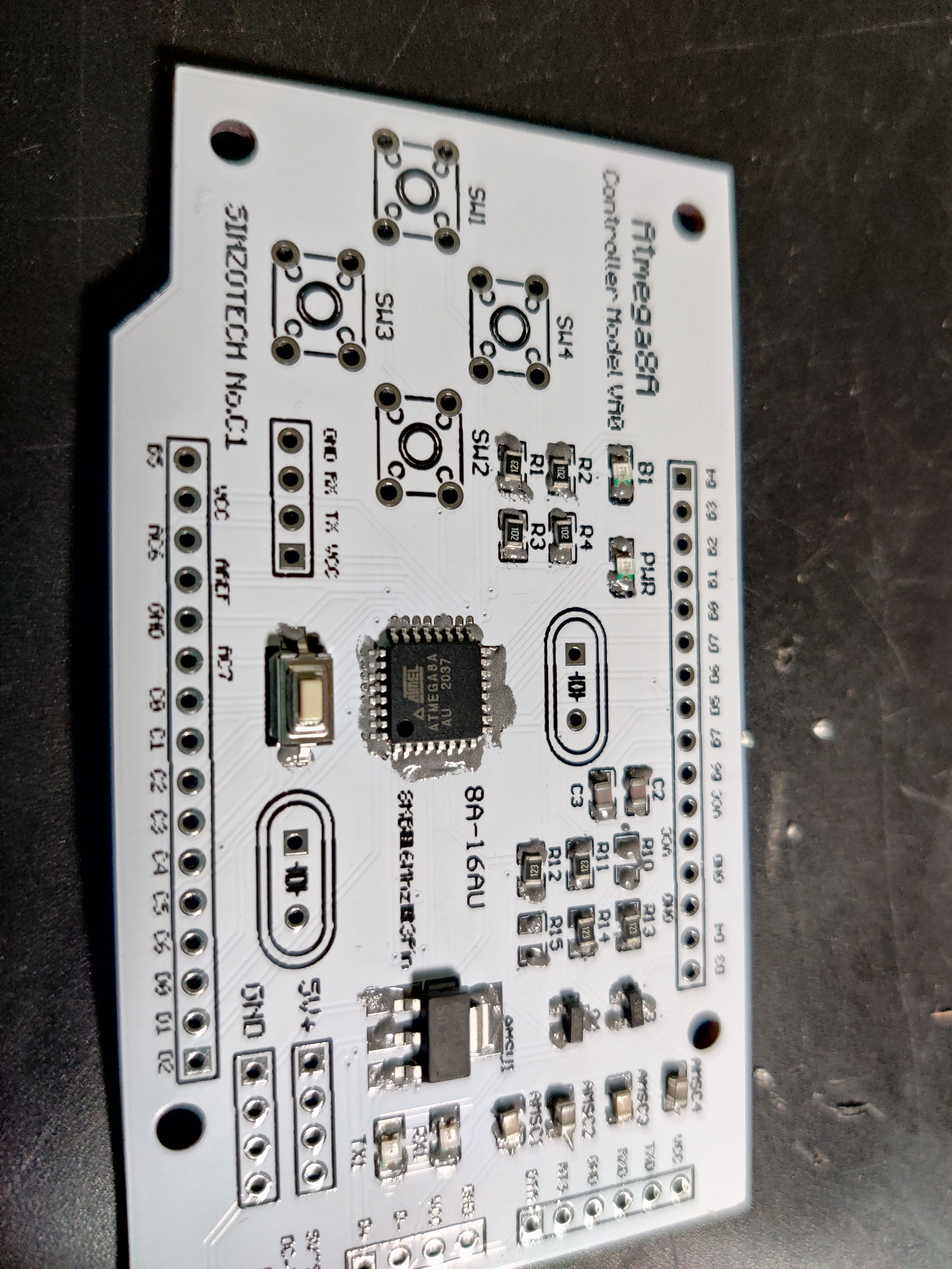 画个板子玩玩最便宜的arduinoatmega8a的使用