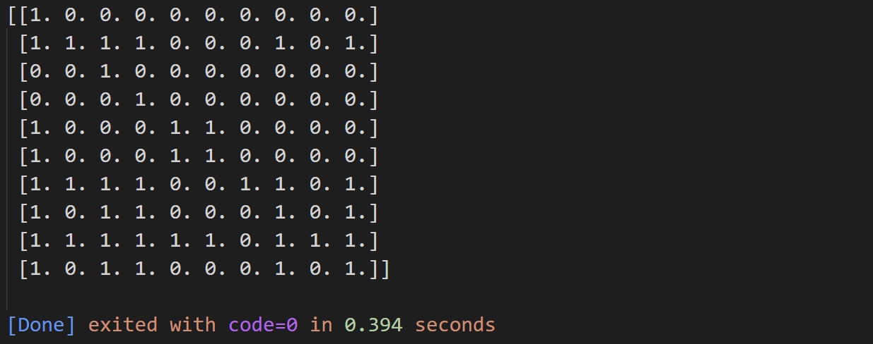 系统工程利用python求解可达矩阵