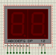 Figure 2-7 Team B digital tube scoring display circuit