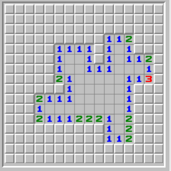 c语言模拟实现扫雷游戏(可展开)