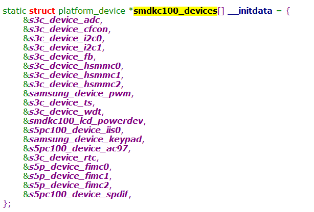 platform_device定义