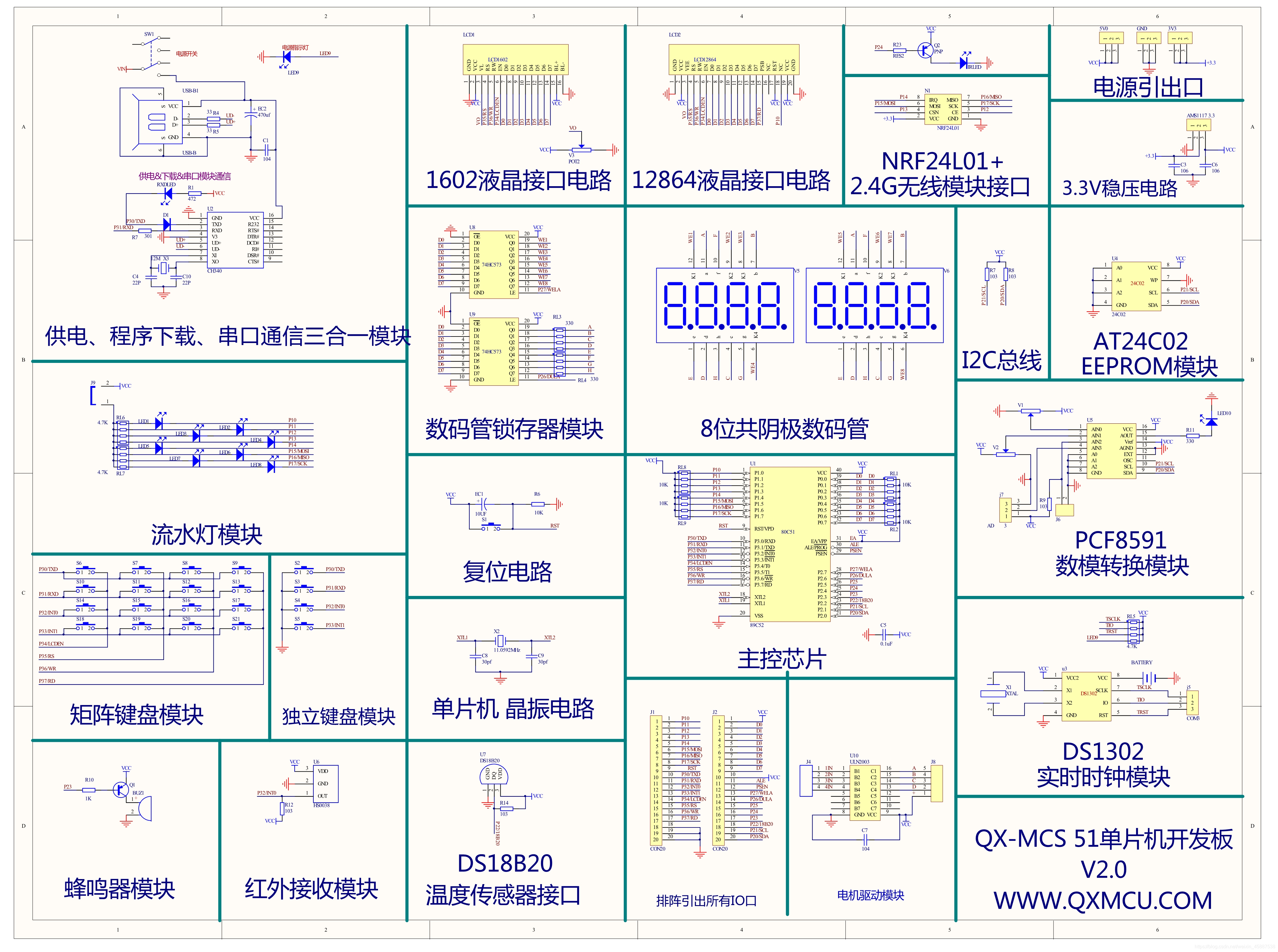 清翔开发板2.0原理图