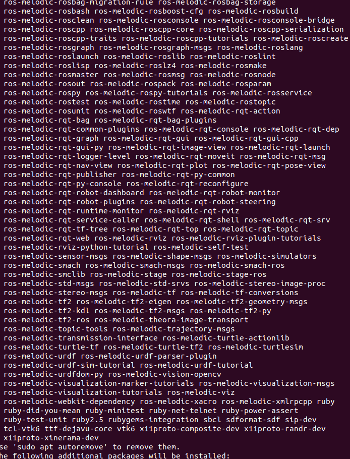 Ubuntu18.04 Use ‘sudo apt autoremove‘ to remove them._use 