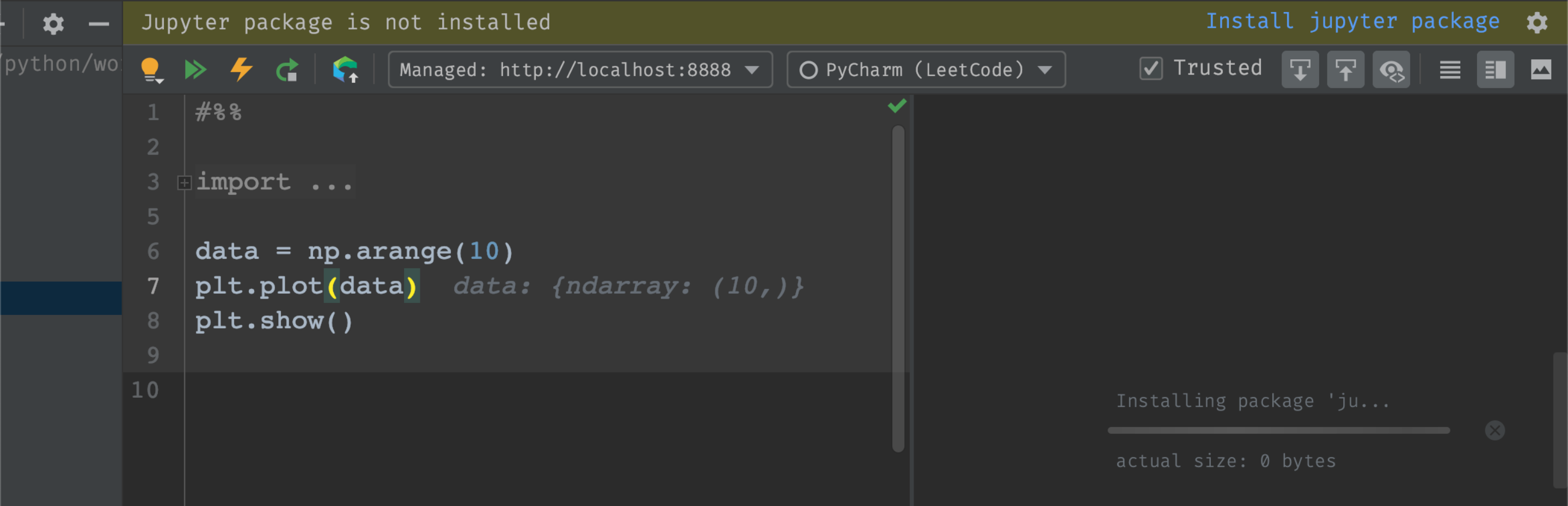 Jupyter Error (PyCharm) - ModuleNotFoundError: No module named ...