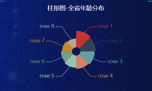 echarts玫瑰图图片