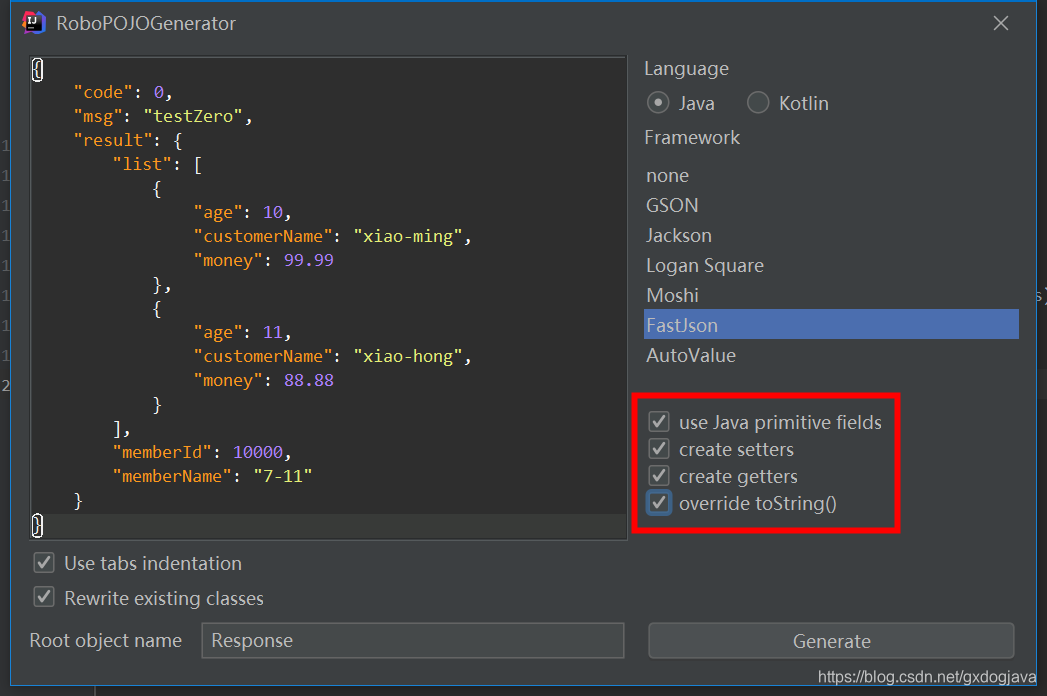 JSON与java对象(含泛型嵌套)互转_json.tojavaobject 泛型-CSDN博客