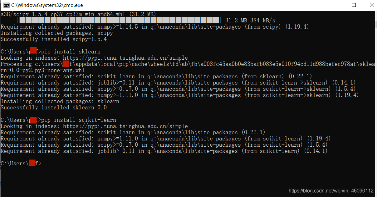 Jupiter notebook importerror dll load failed while importing error не найден указанный модуль