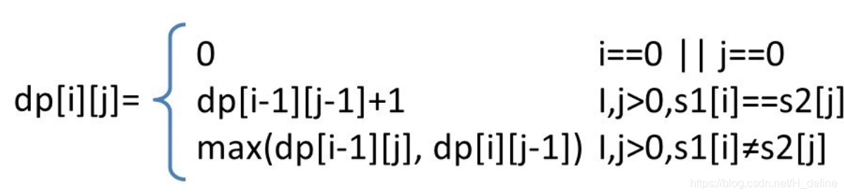 动态规划求解LCS最长公共子序列问题c++