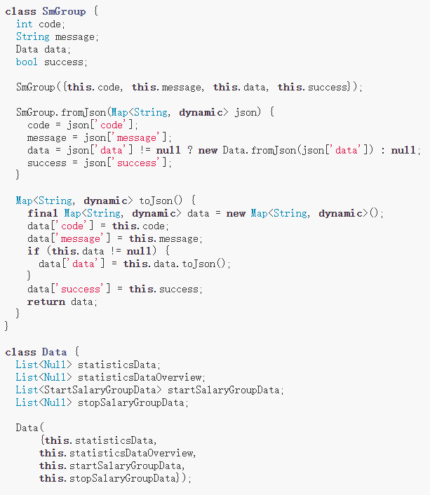 Use JSON to transfer Dart in Flutter - Programmer Sought