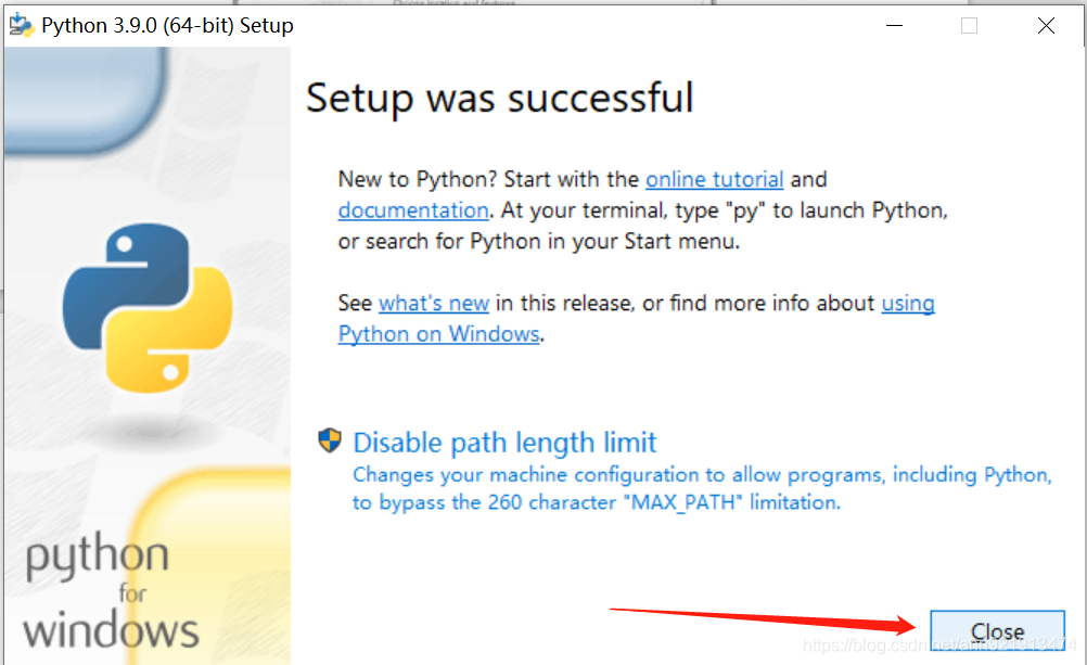 Python3.9.0 for windows(在window环境中安装python3.9.0-十分适合小白)_python 3.9.0 ...