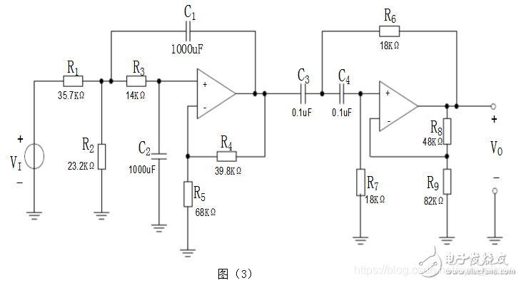 带通滤波器电路图大全(三款带通滤波器电路设计原理图详解)