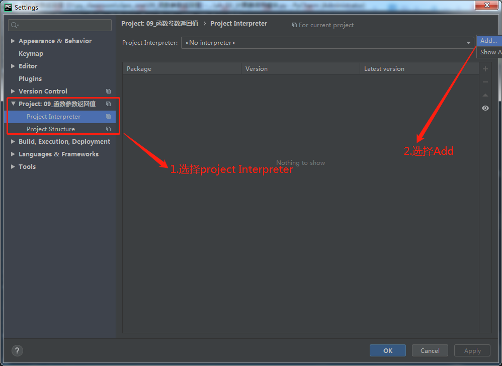 python-pycharm-no-invalid-python-interpreter-selected