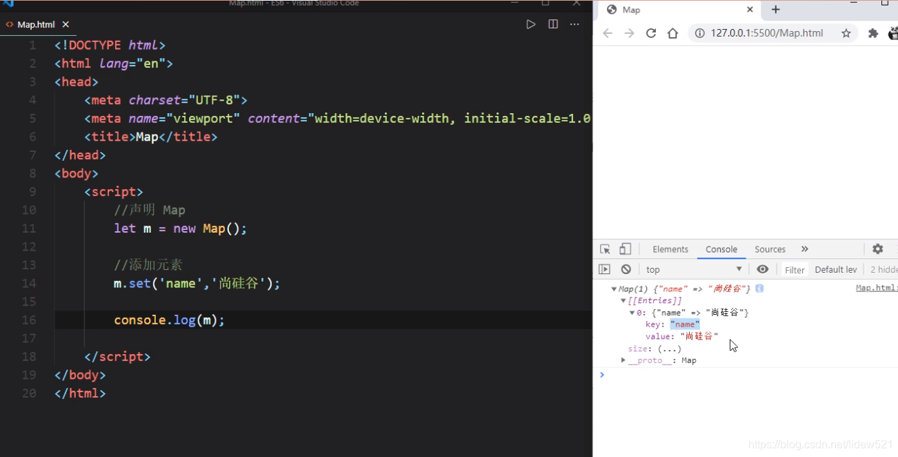 ES6新特性_ES6中Map的介绍与API---JavaScript_ECMAScript_ES6-ES11新特性工作笔记032_es6 ...