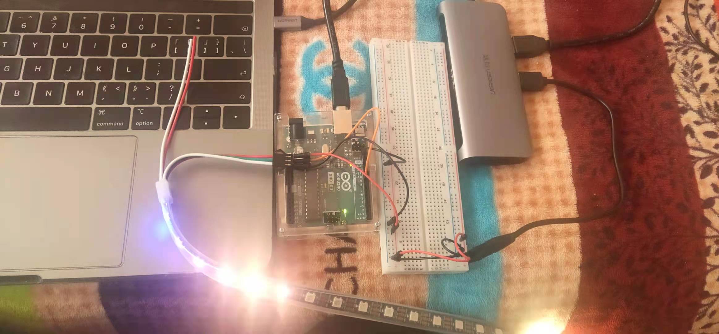 Arduino点亮LED灯带