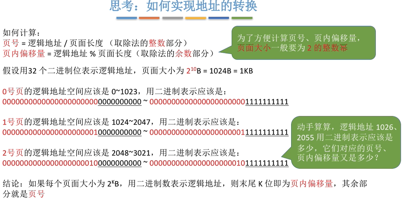 地址计算方法