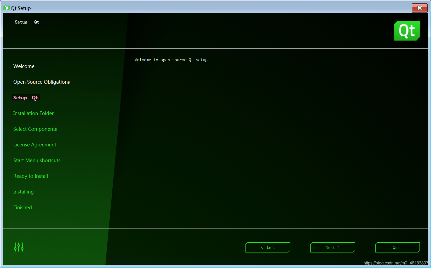 【Setup - Qt】向导窗口