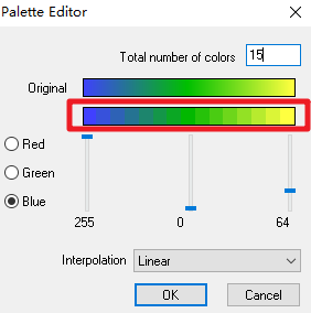 origin数据渐变色