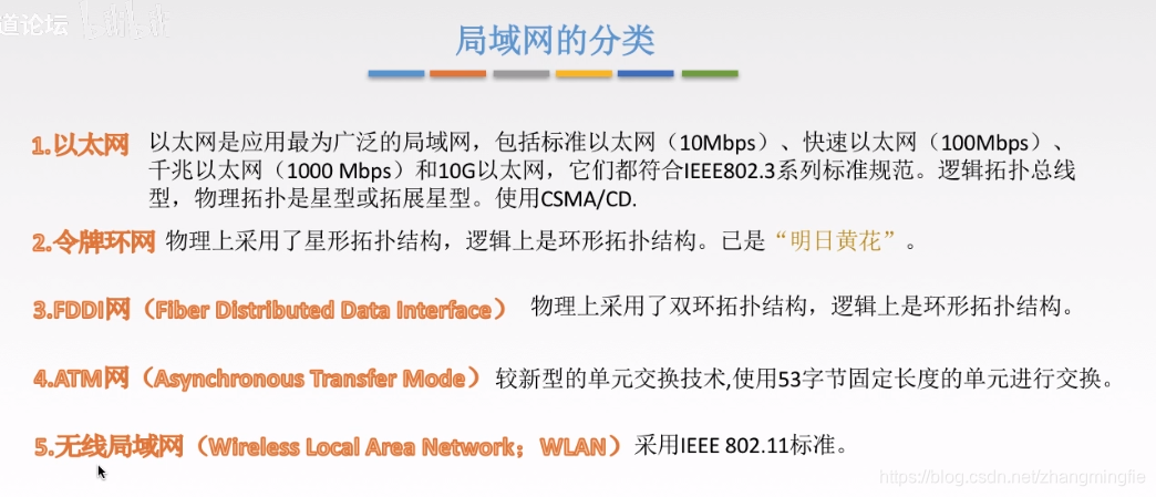 局域网的分类