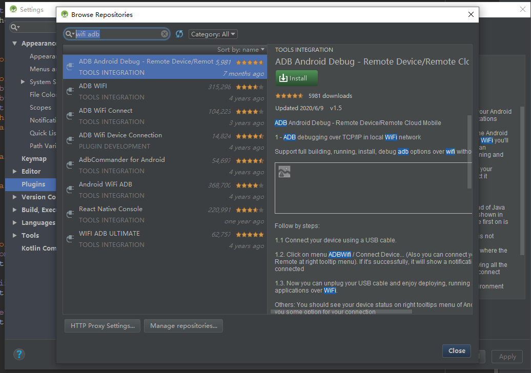 android studio 真机调试wifi adb nade的博客 csdn博客