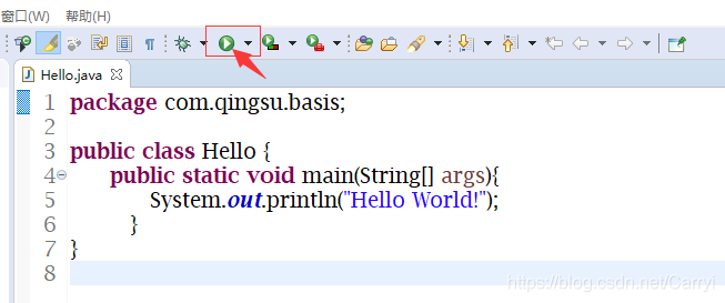 Java实现 Hello World_java hello world-CSDN博客