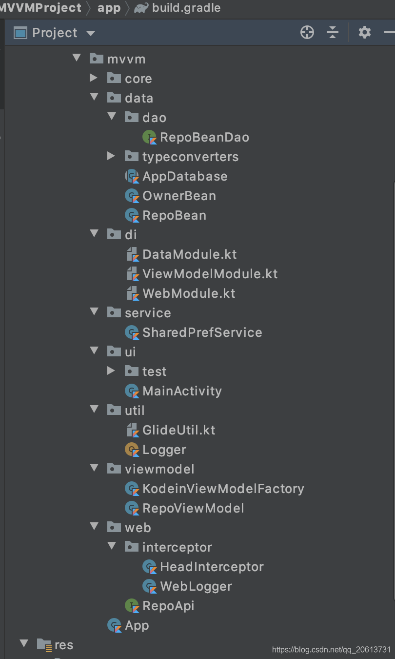 基于Android Jetpack 组件搭建 MVVM 架构 - MVVM-Project-Kodein_android kodein使用 ...