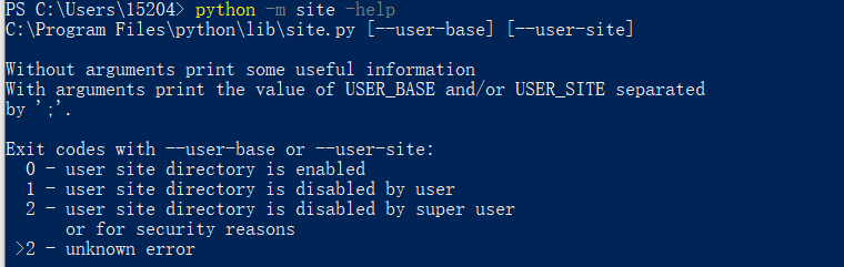 python安装与使用(一)_python -m site -help没出现地址-CSDN博客