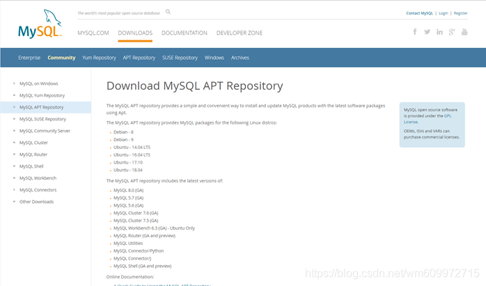 ubuntu 安装 mysql 8.0