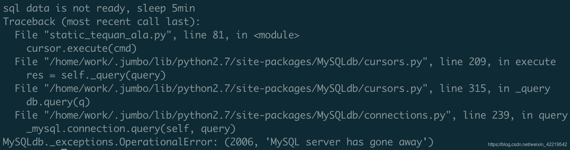 python 数据库游标(cursor)超时释放_cursor.executee 一直等待-CSDN博客