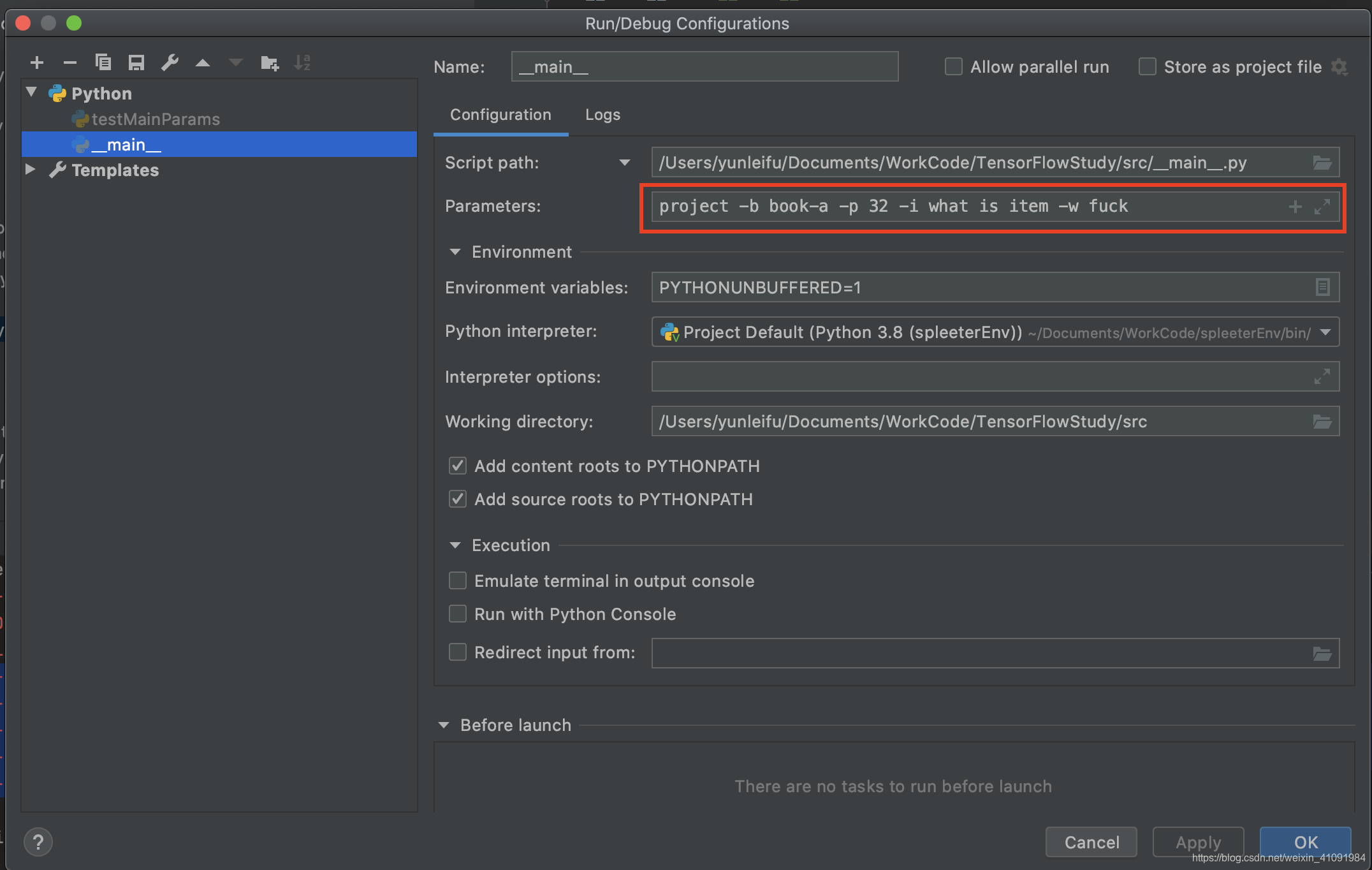 python的ArgumentParser使用_黄色摩托的博客-CSDN博客