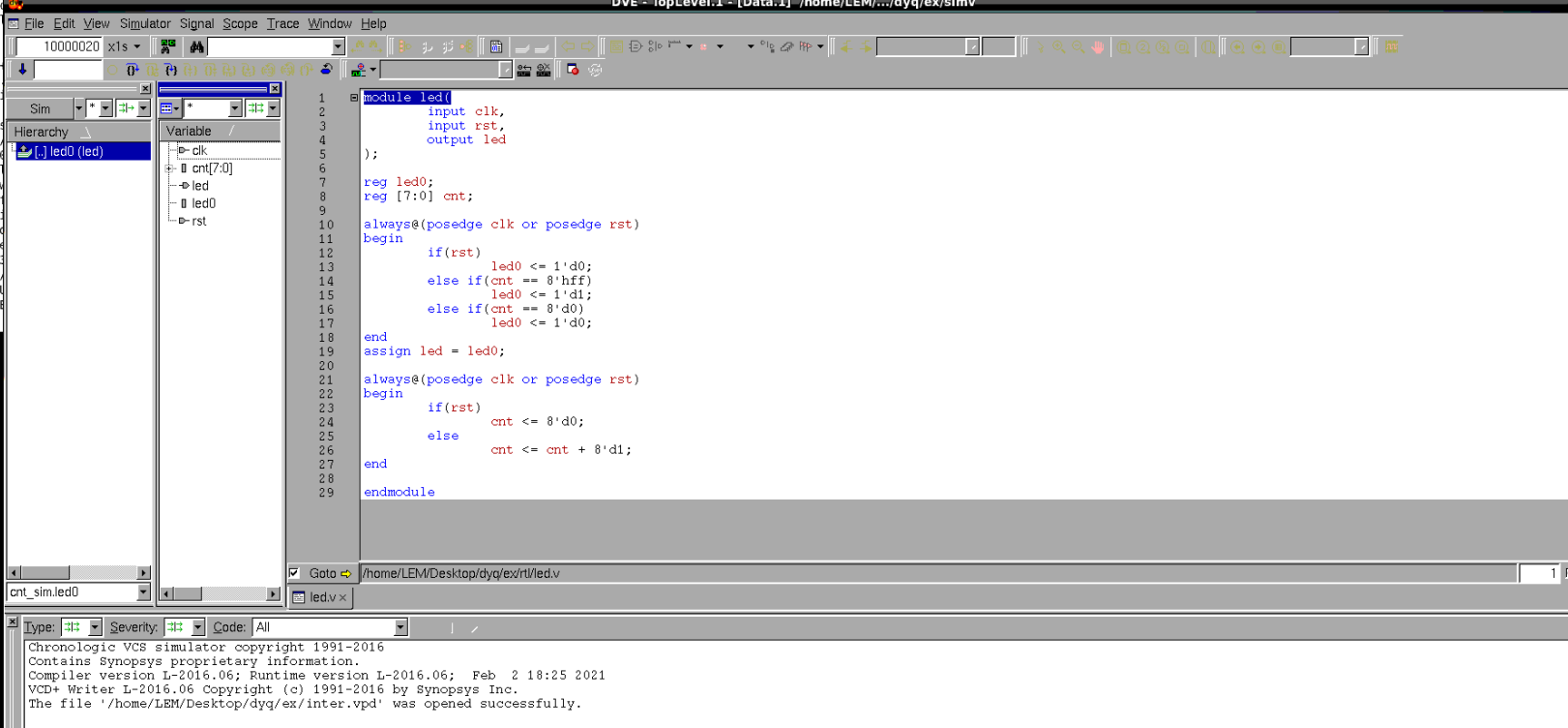 vcs学习 （dev波形）_dve查看波形快捷操作-CSDN博客
