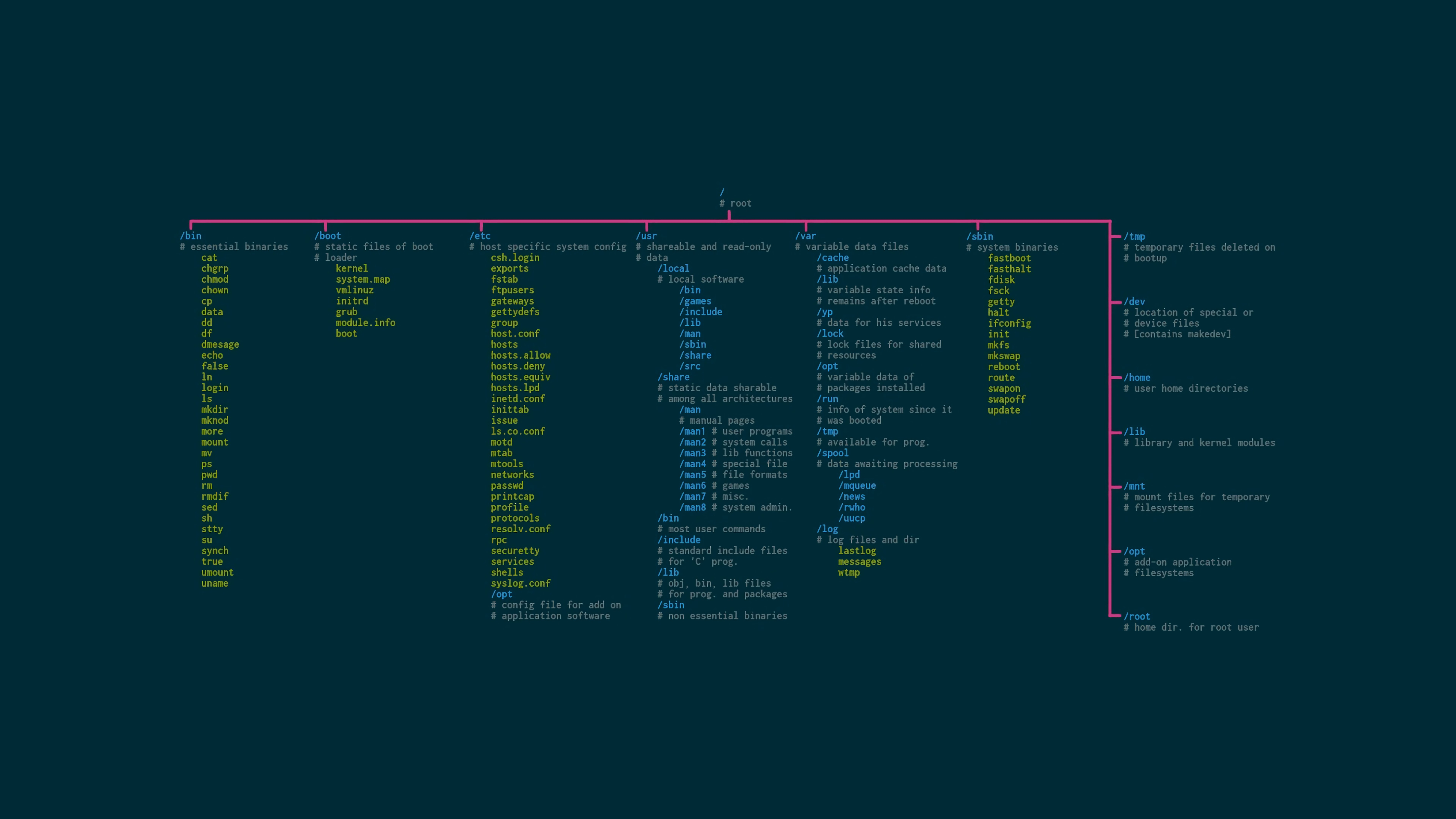 linuxlinux目錄結構一