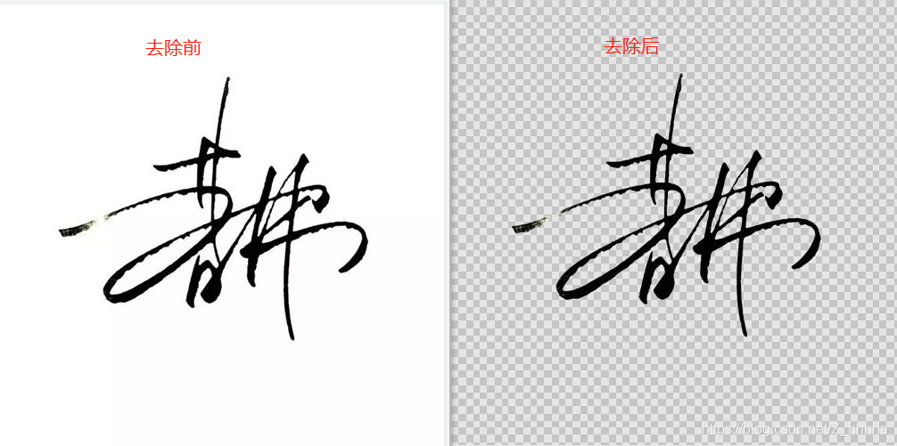 Java 手写签字去除背景 背景透明_java 如何判断签名图片已经去掉背景图-CSDN博客