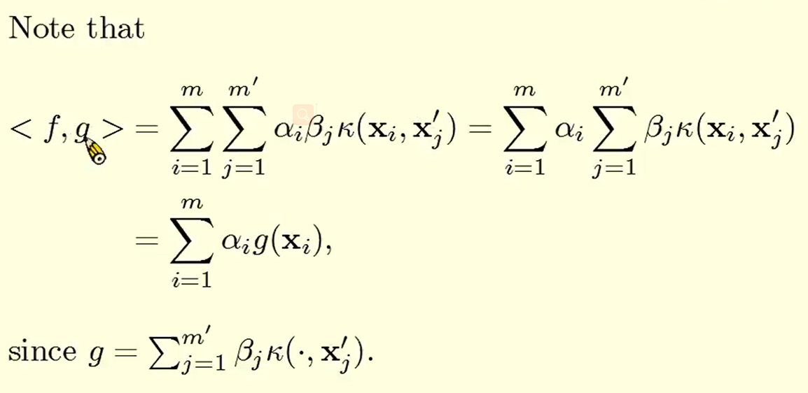 再生核希尔伯特空间(reproducing kernel hilbert space)