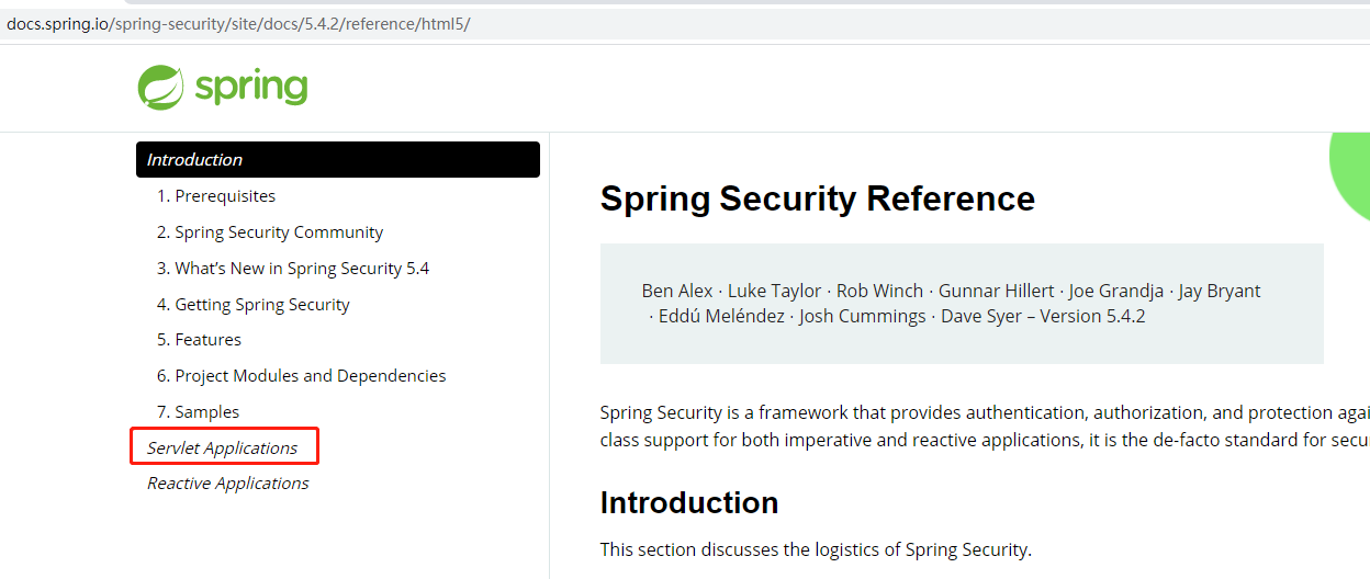 spring-security 官网示例地址_springsecurity官网-CSDN博客