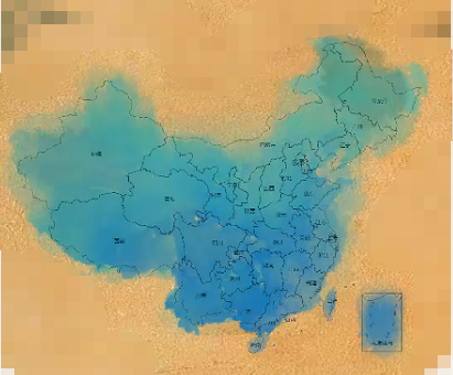 Echart 地图 背景 图片契合