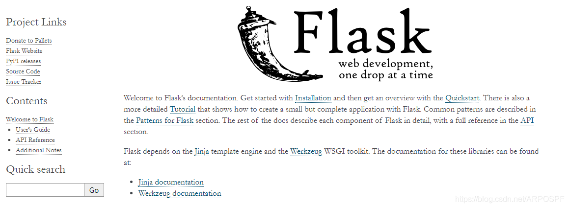 Flask web framework