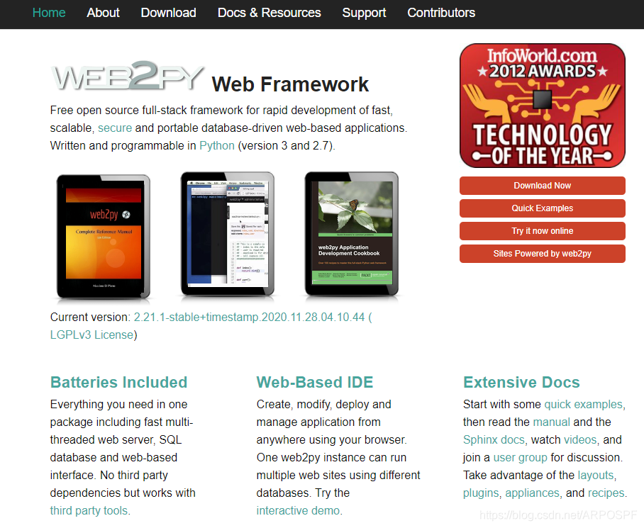 web2py web framework