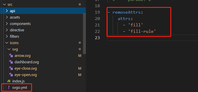 vue element admin 优雅的使用icon svgo的使用