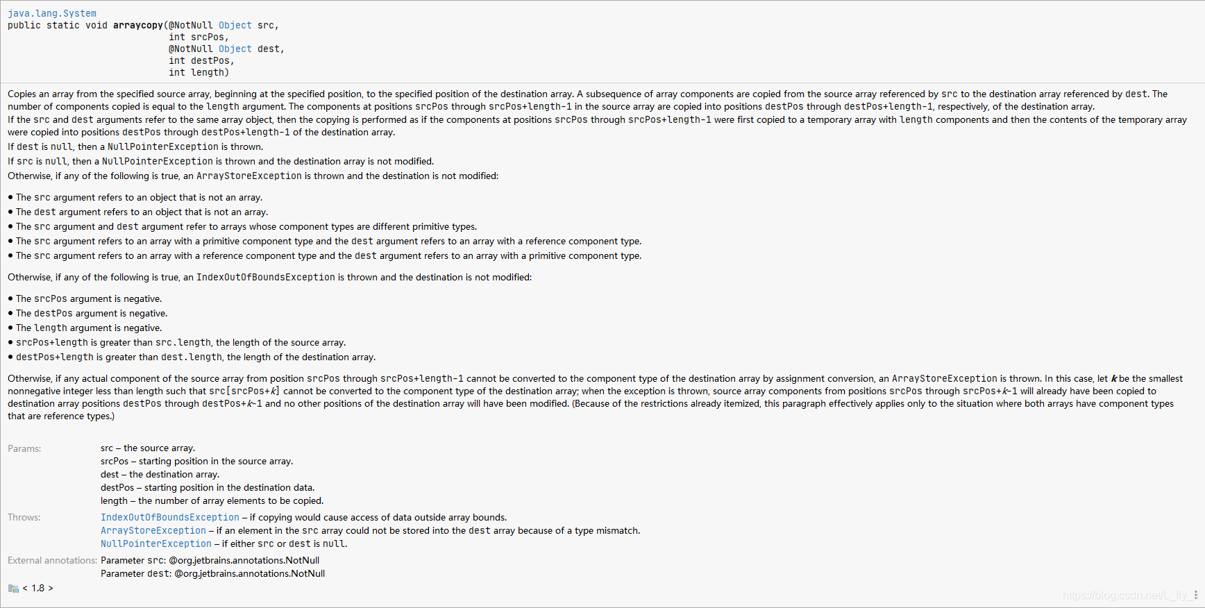 byte数组快速拷贝,byte数组合并,System.arraycopy详解_byte拷贝-CSDN博客
