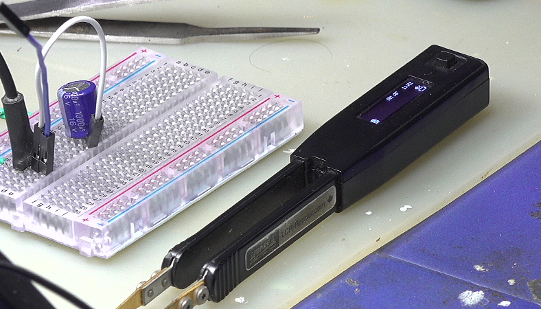 ▲ SmartTweezers LCR测量